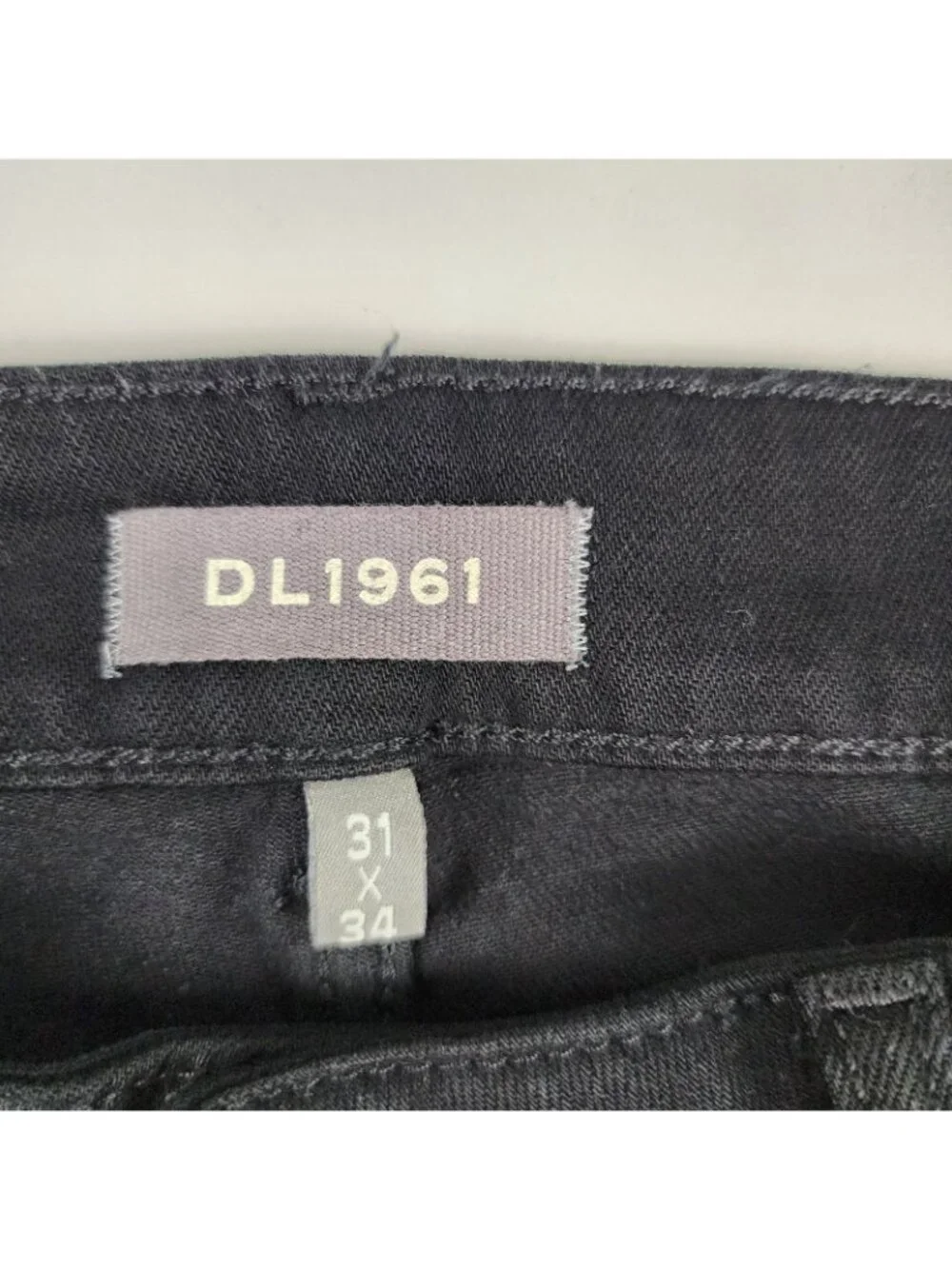 DL1961 Jeans Mens 31x33 Black DL Ultimate Nick Slim Denim